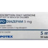 Buy Apo Diazepam 5mg